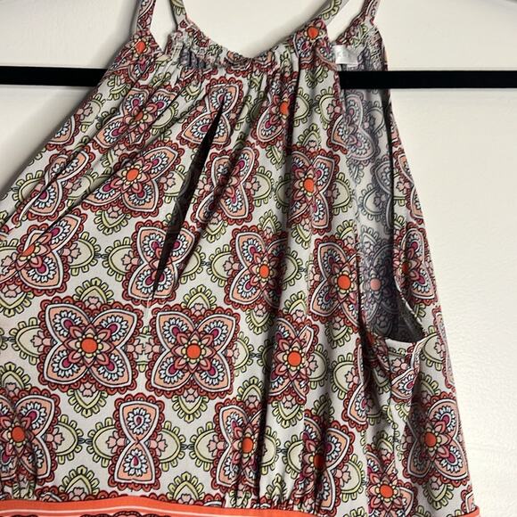 London times pink printed casual dress - Picture 2 of 3